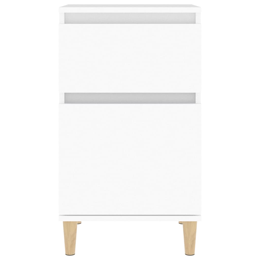 vidaXL Bedside Cabinet White 40x35x70 cm