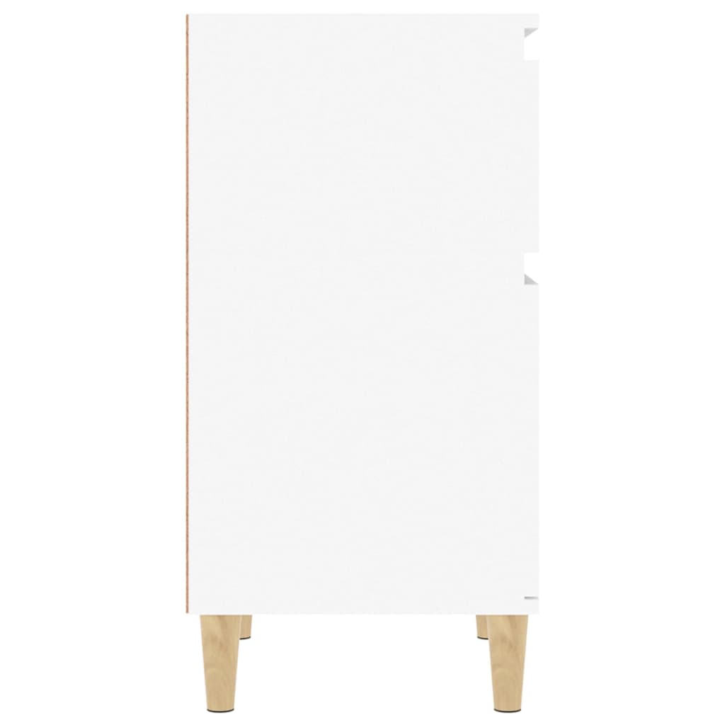 vidaXL Bedside Cabinet White 40x35x70 cm