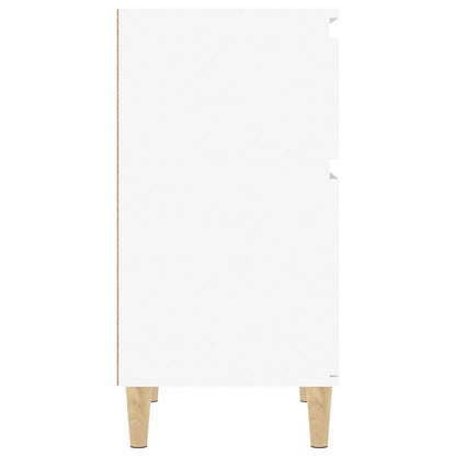 vidaXL Bedside Cabinet White 40x35x70 cm