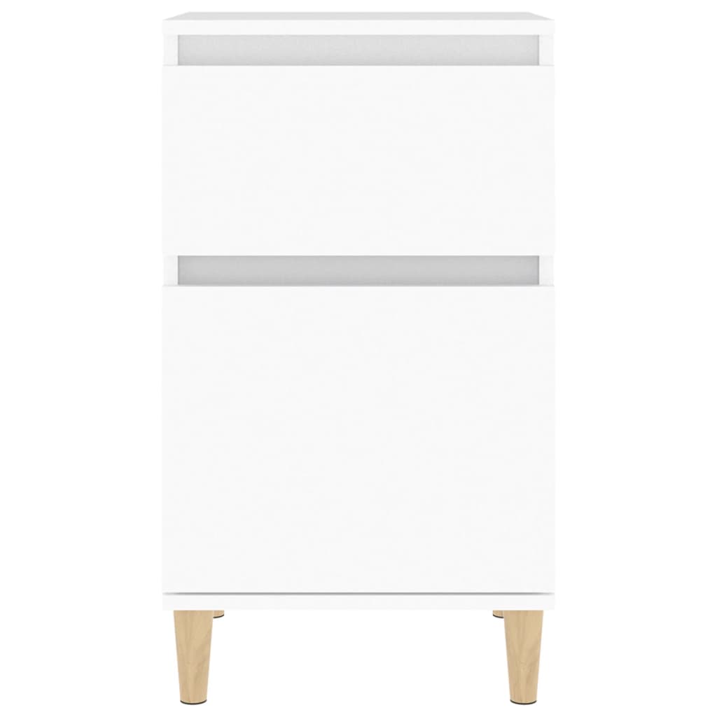 vidaXL Bedside Cabinets 2 pcs White 40x35x70 cm