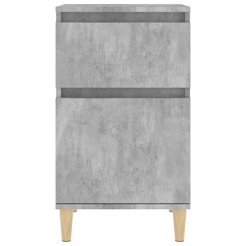 vidaXL Bedside Cabinet Concrete Grey 40x35x70 cm