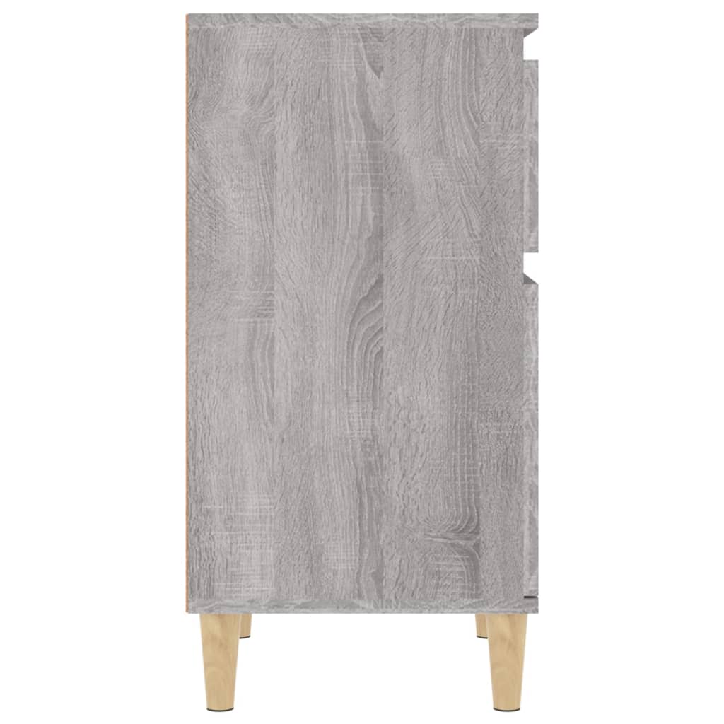 vidaXL Bedside Cabinet Grey Sonoma 40x35x70 cm