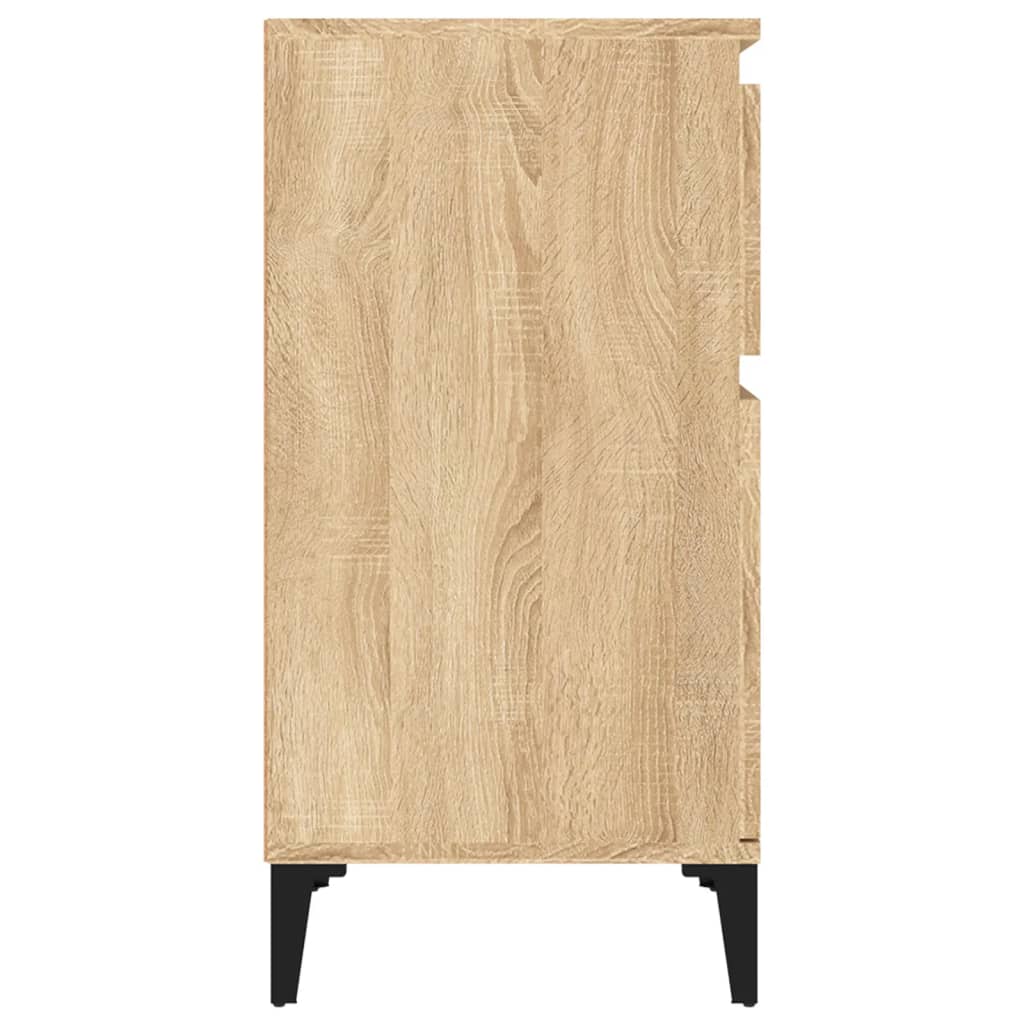 vidaXL Bedside Cabinet Sonoma Oak 40x35x70 cm