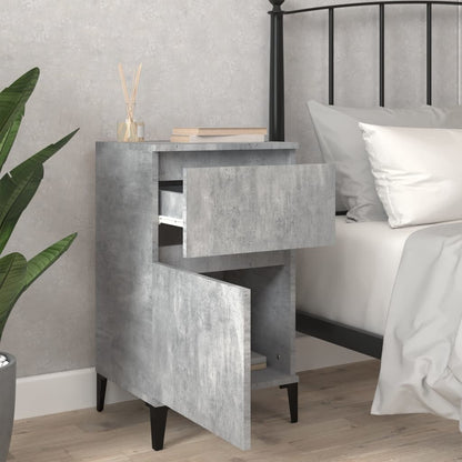 vidaXL Bedside Cabinet Concrete Grey 40x35x70 cm