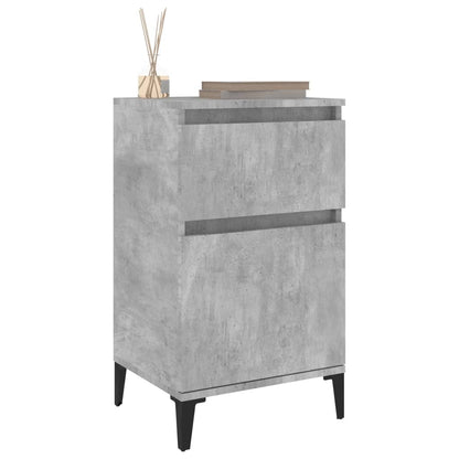 vidaXL Bedside Cabinet Concrete Grey 40x35x70 cm