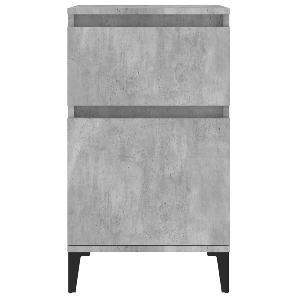 vidaXL Bedside Cabinet Concrete Grey 40x35x70 cm