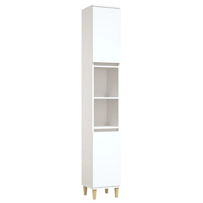 vidaXL Bathroom Cabinet White 30x30x190 cm Engineered Wood