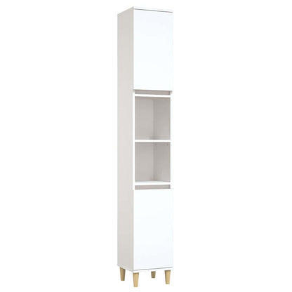 vidaXL Bathroom Cabinet White 30x30x190 cm Engineered Wood