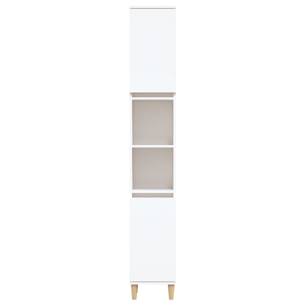 vidaXL Bathroom Cabinet White 30x30x190 cm Engineered Wood