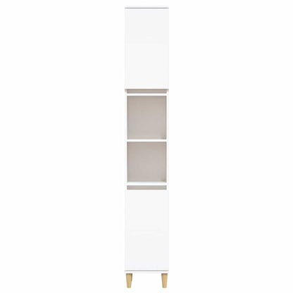 vidaXL Bathroom Cabinet White 30x30x190 cm Engineered Wood