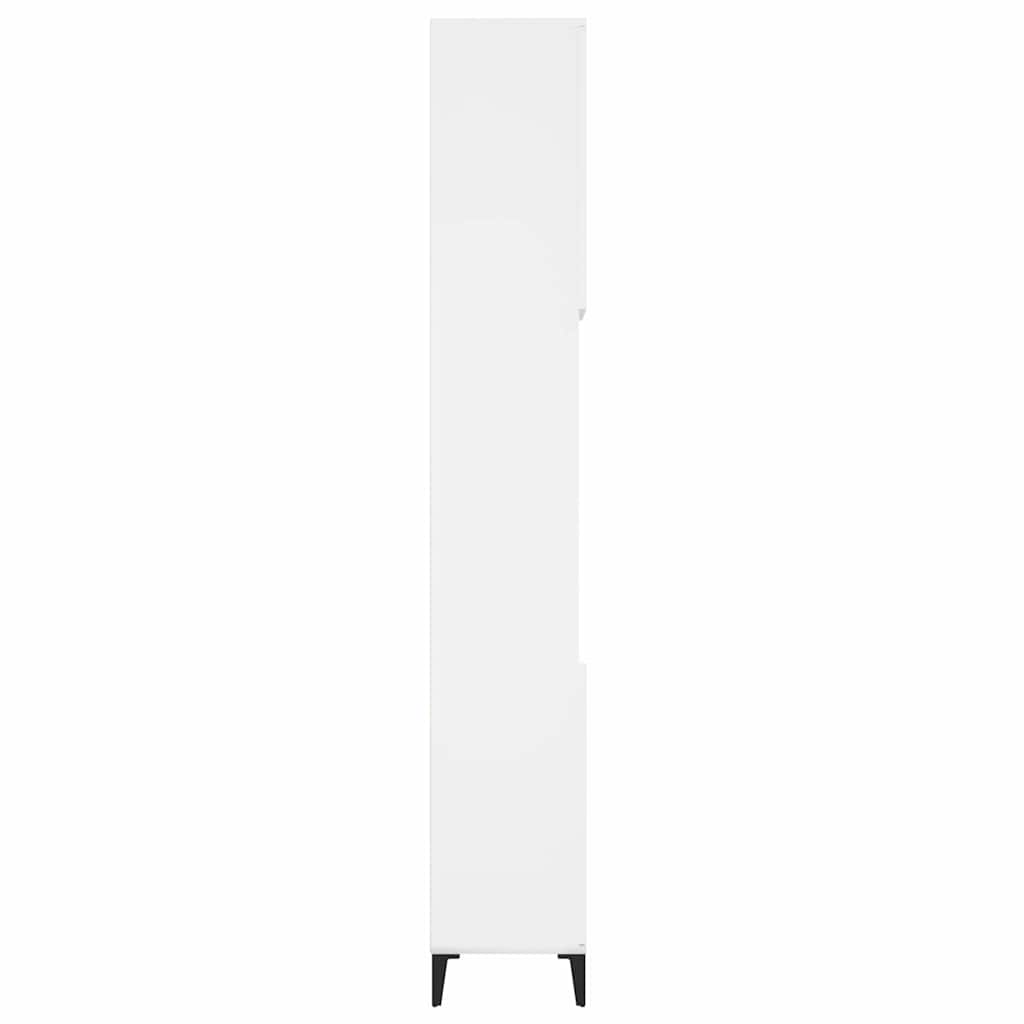 vidaXL Bathroom Cabinet White 30x30x190 cm Engineered Wood