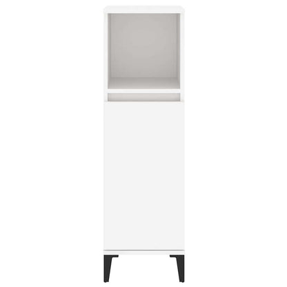 vidaXL Bathroom Cabinet White 30x30x100 cm Engineered Wood