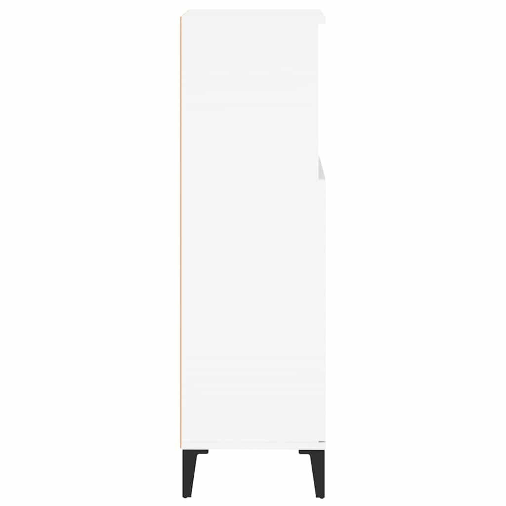 vidaXL Bathroom Cabinet White 30x30x100 cm Engineered Wood