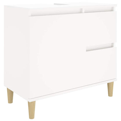 vidaXL Bathroom Cabinet | White | Engineered wood | Medium | Bathroom Cabinet