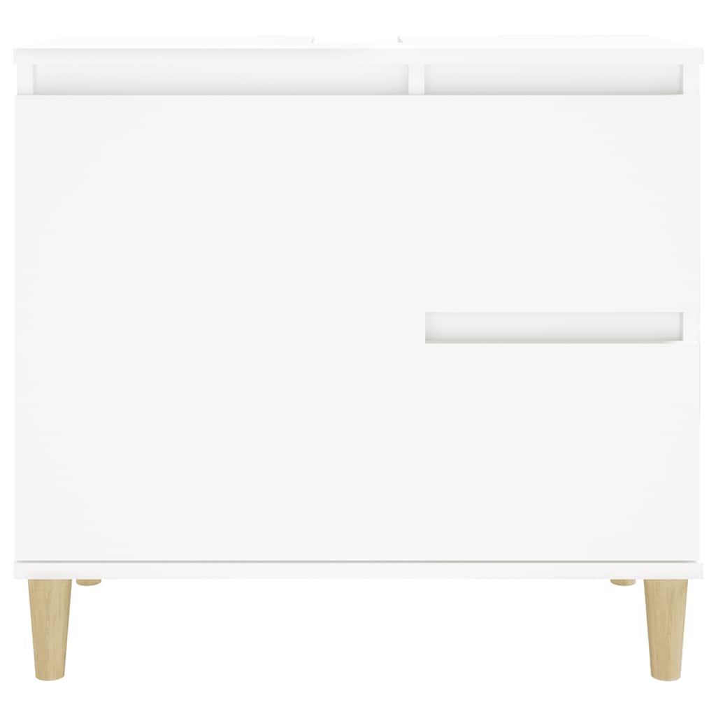 vidaXL Bathroom Cabinet | White | Engineered wood | Medium | Bathroom Cabinet