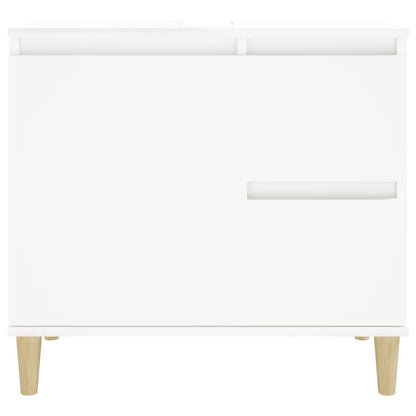 vidaXL Bathroom Cabinet | White | Engineered wood | Medium | Bathroom Cabinet
