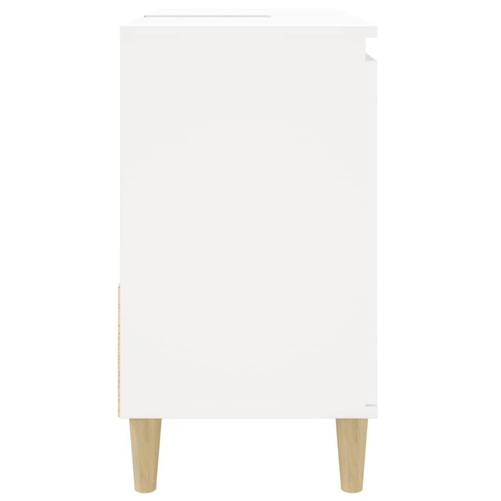 vidaXL Bathroom Cabinet | White | Engineered wood | Medium | Bathroom Cabinet