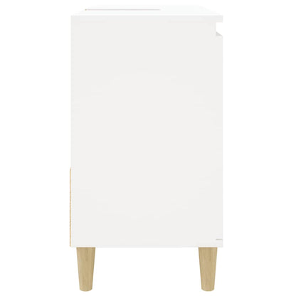 vidaXL Bathroom Cabinet | White | Engineered wood | Medium | Bathroom Cabinet