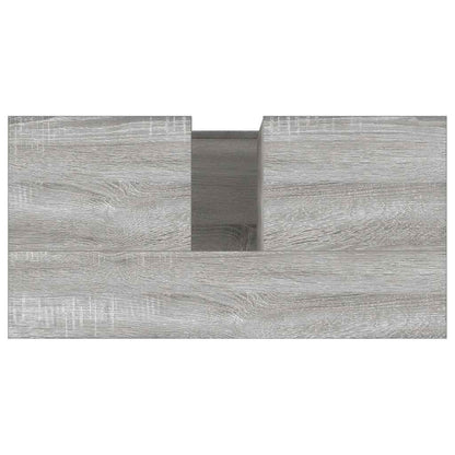 vidaXL Bathroom Cabinet Grey Sonoma 65x33x60 cm Engineered Wood