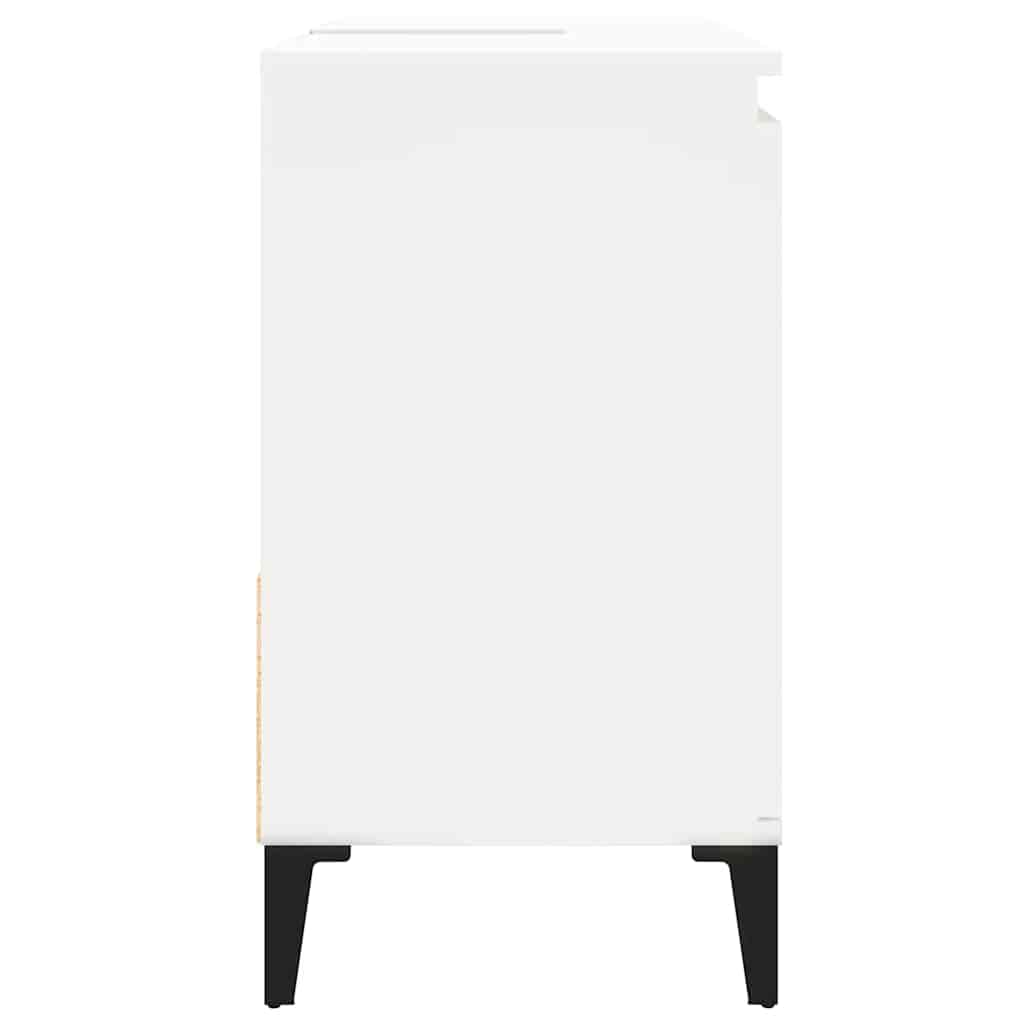 vidaXL Bathroom Cabinet White 65x33x60 cm Engineered Wood
