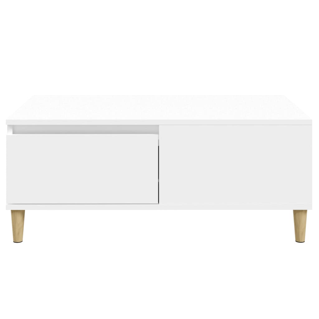 vidaXL Coffee Table White 90x50x36.5 cm Engineered Wood