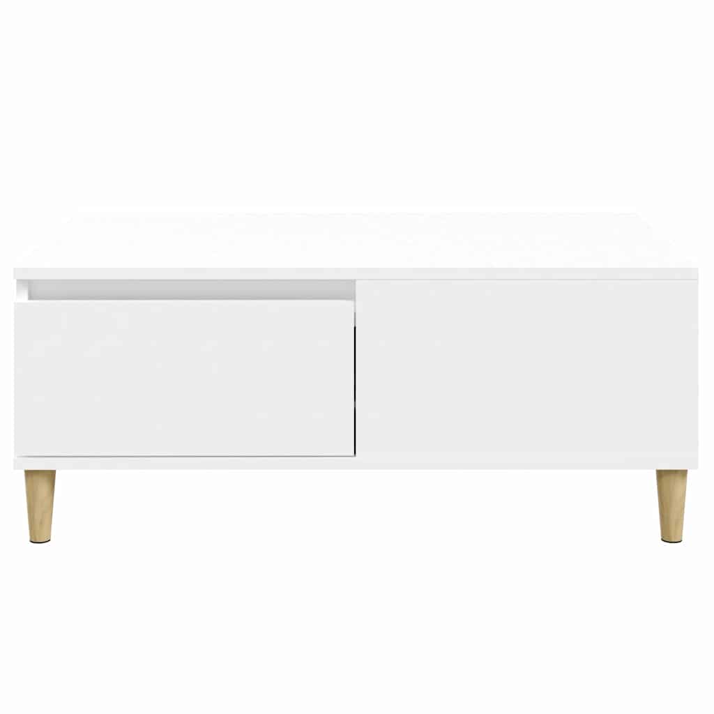 vidaXL Coffee Table White 90x50x36,5 cm Engineered Wood