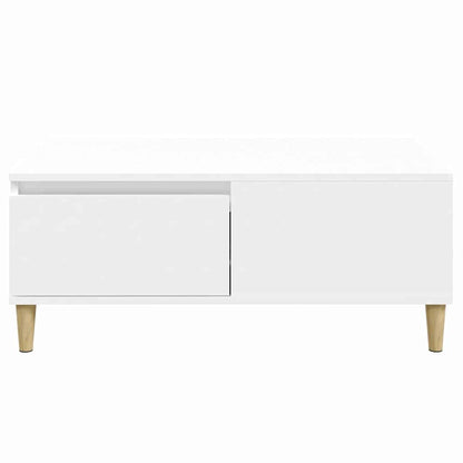 vidaXL Coffee Table White 90x50x36,5 cm Engineered Wood