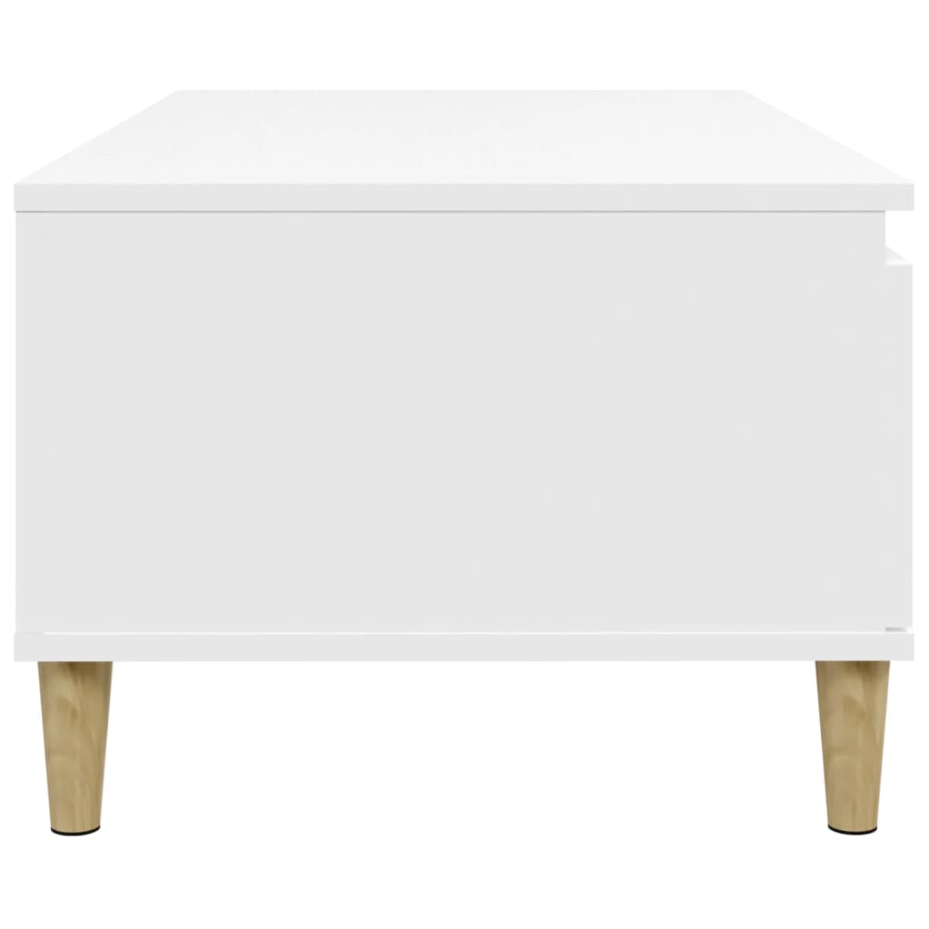 vidaXL Coffee Table White 90x50x36.5 cm Engineered Wood
