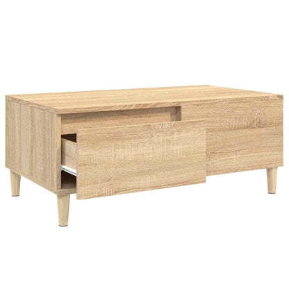 vidaXL Coffee Table Sonoma Oak 90x50x36,5 cm Engineered Wood