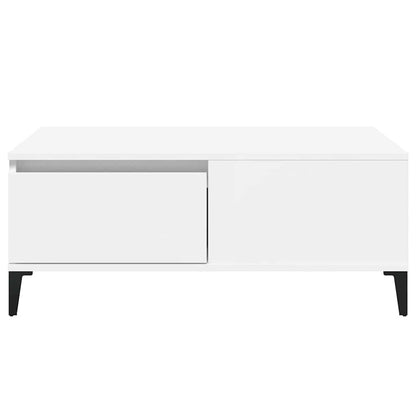 vidaXL Coffee Table White 90x50x36,5 cm Engineered Wood