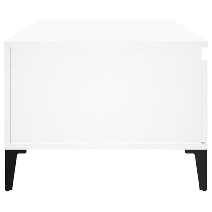 vidaXL Coffee Table White 90x50x36.5 cm Engineered Wood