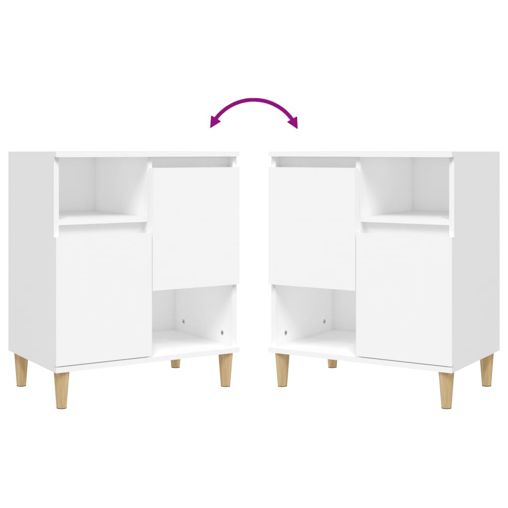 vidaXL Sideboard White 60x35x70 cm Engineered Wood