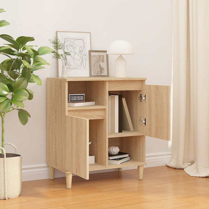 vidaXL Sideboard Sonoma Oak 60x35x70 cm Engineered Wood