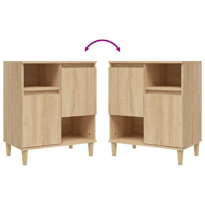 vidaXL Sideboard Sonoma Oak 60x35x70 cm Engineered Wood