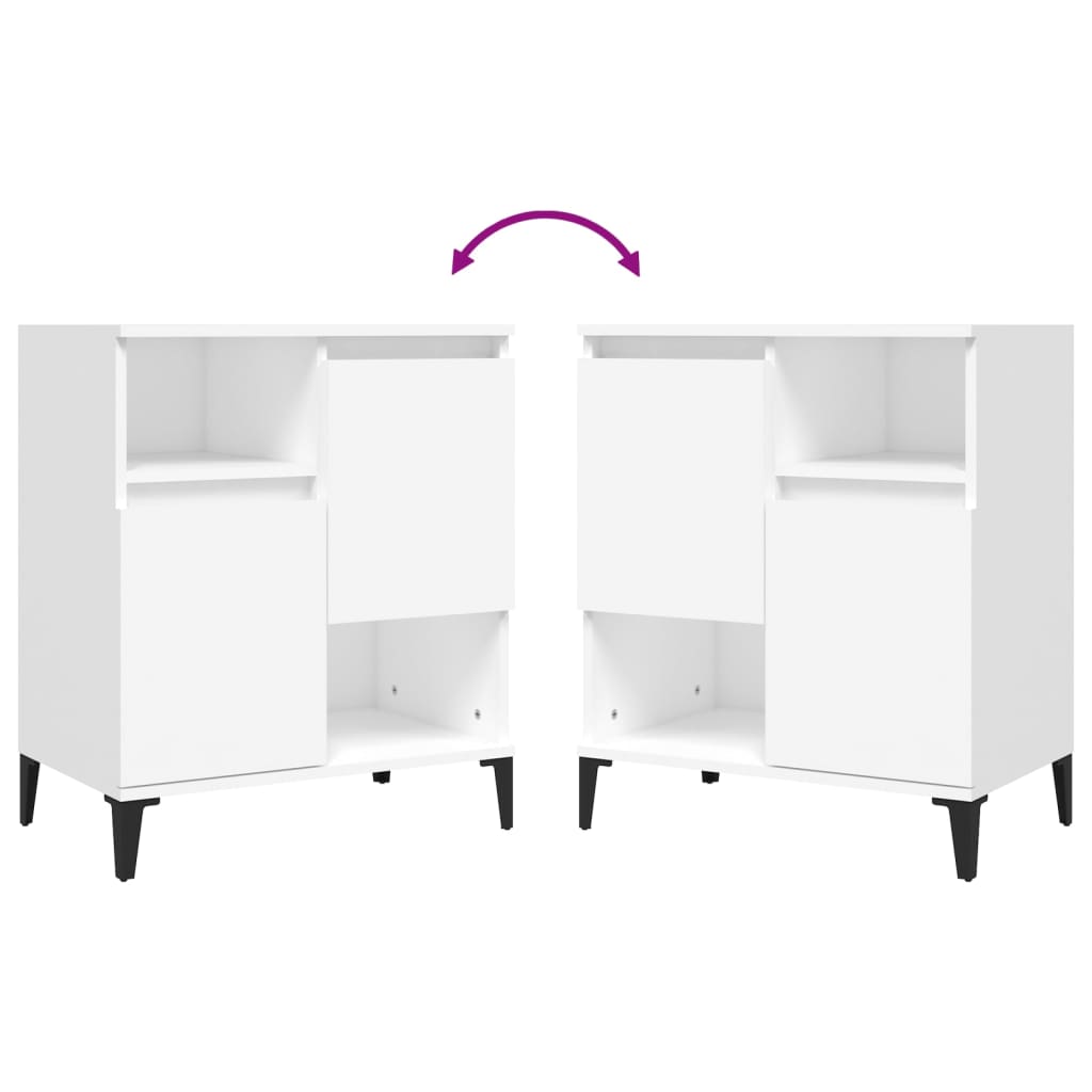 vidaXL Sideboard White 60x35x70 cm Engineered Wood