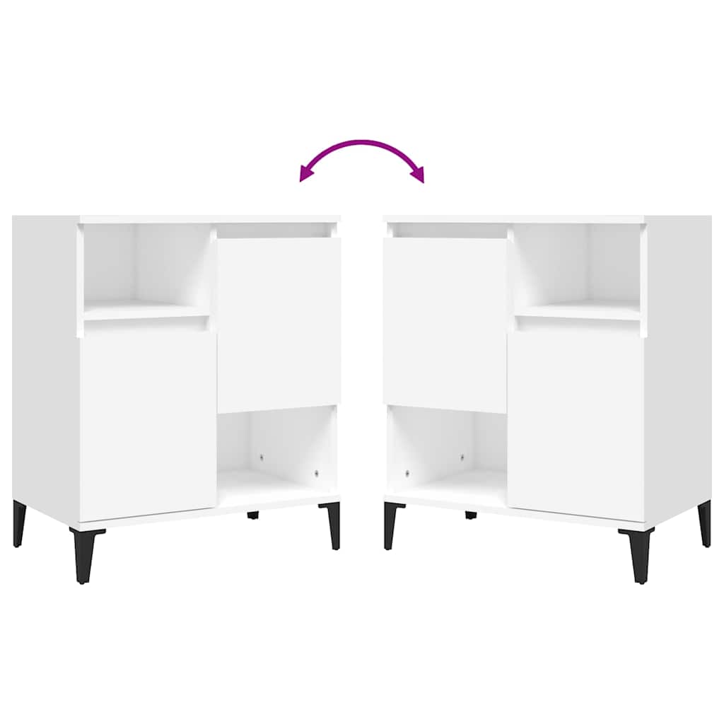 vidaXL Sideboard White 60x35x70 cm Engineered Wood