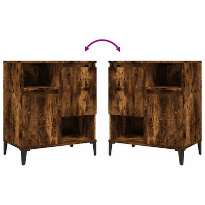 vidaXL Sideboard Smoked Oak 60x35x70 cm Engineered Wood