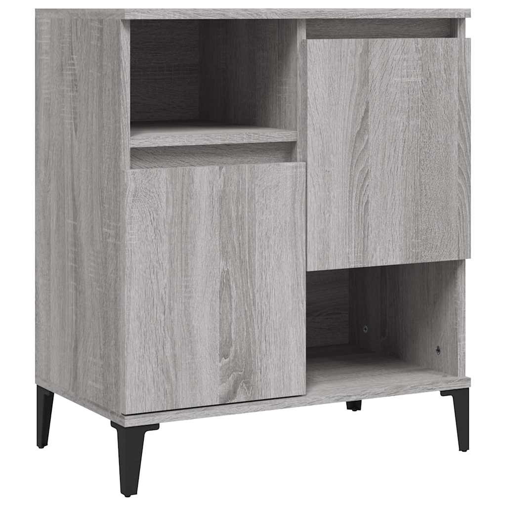 vidaXL Sideboard Grey Sonoma 60x35x70 cm Engineered Wood