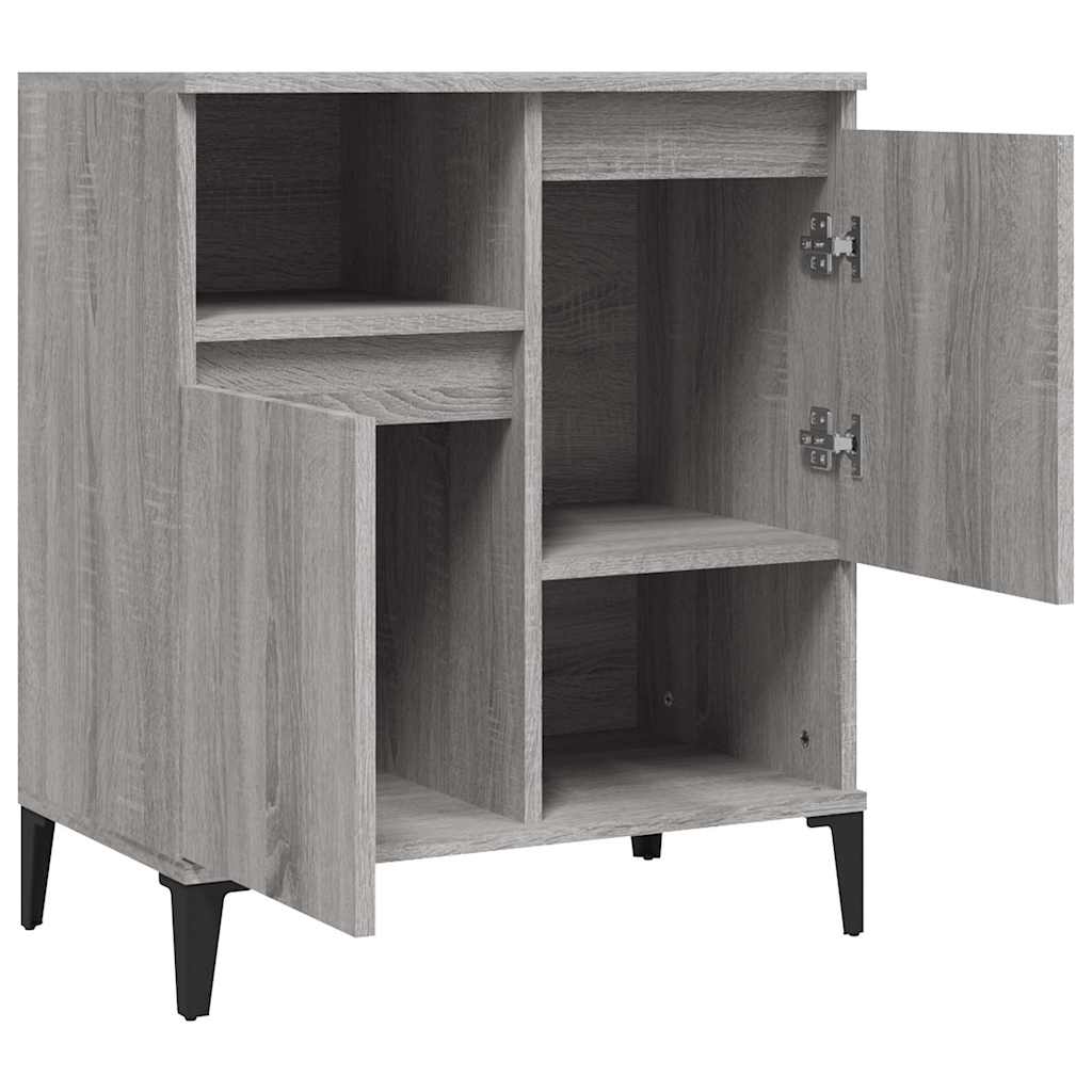 vidaXL Sideboard Grey Sonoma 60x35x70 cm Engineered Wood