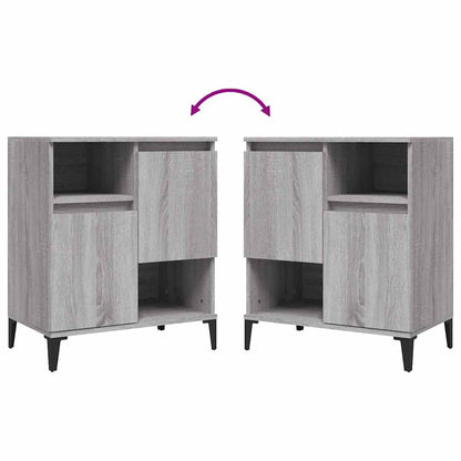 vidaXL Sideboard Grey Sonoma 60x35x70 cm Engineered Wood