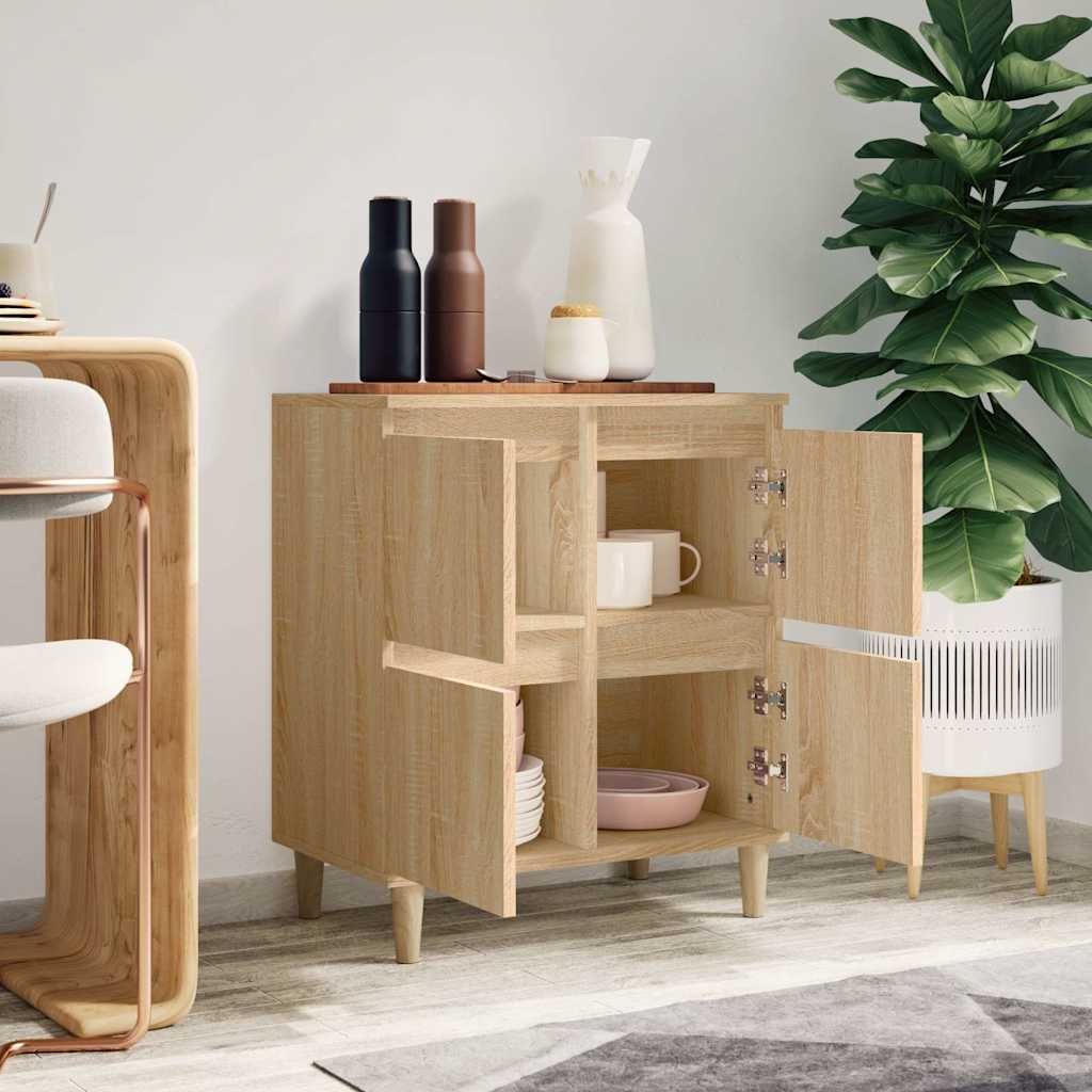 vidaXL Sideboard Sonoma Oak 60x35x70 cm Engineered Wood