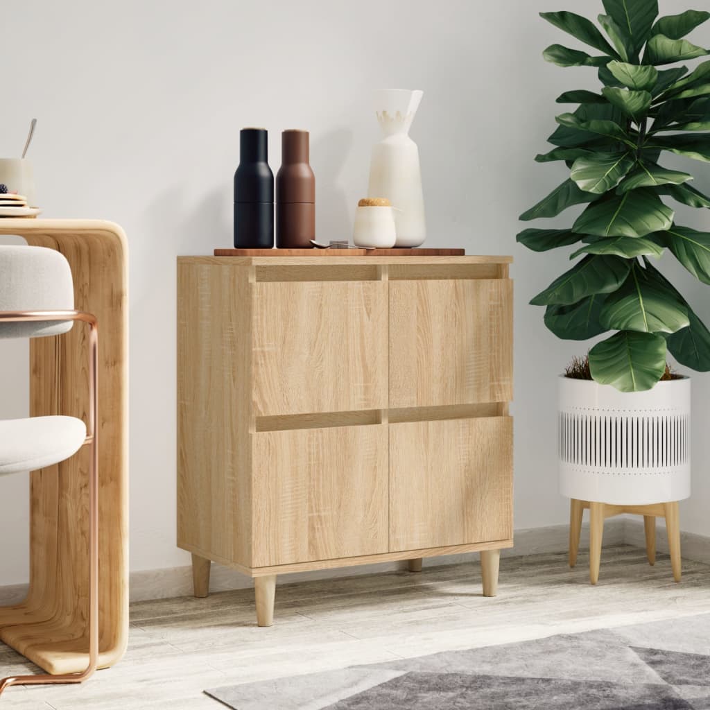 vidaXL Sideboard Sonoma Oak 60x35x70 cm Engineered Wood
