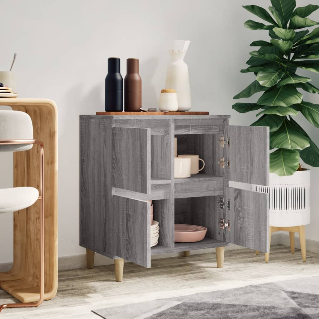 vidaXL Sideboard Grey Sonoma 60x35x70 cm Engineered Wood