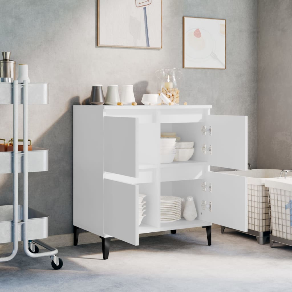 vidaXL Sideboard White 60x35x70 cm Engineered Wood