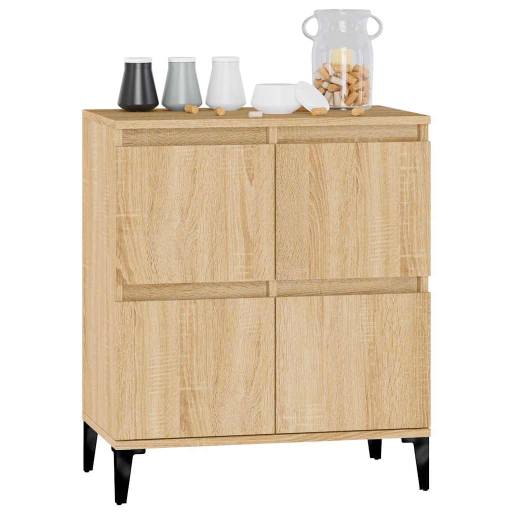 vidaXL Sideboard Sonoma Oak 60x35x70 cm Engineered Wood