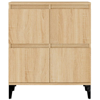 vidaXL Sideboard Sonoma Oak 60x35x70 cm Engineered Wood