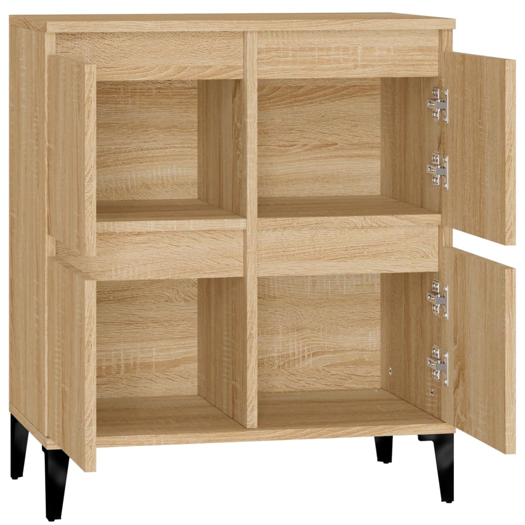vidaXL Sideboard Sonoma Oak 60x35x70 cm Engineered Wood