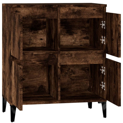 vidaXL Sideboard Smoked Oak 60x35x70 cm Engineered Wood