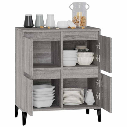 vidaXL Sideboard Grey Sonoma 60x35x70 cm Engineered Wood