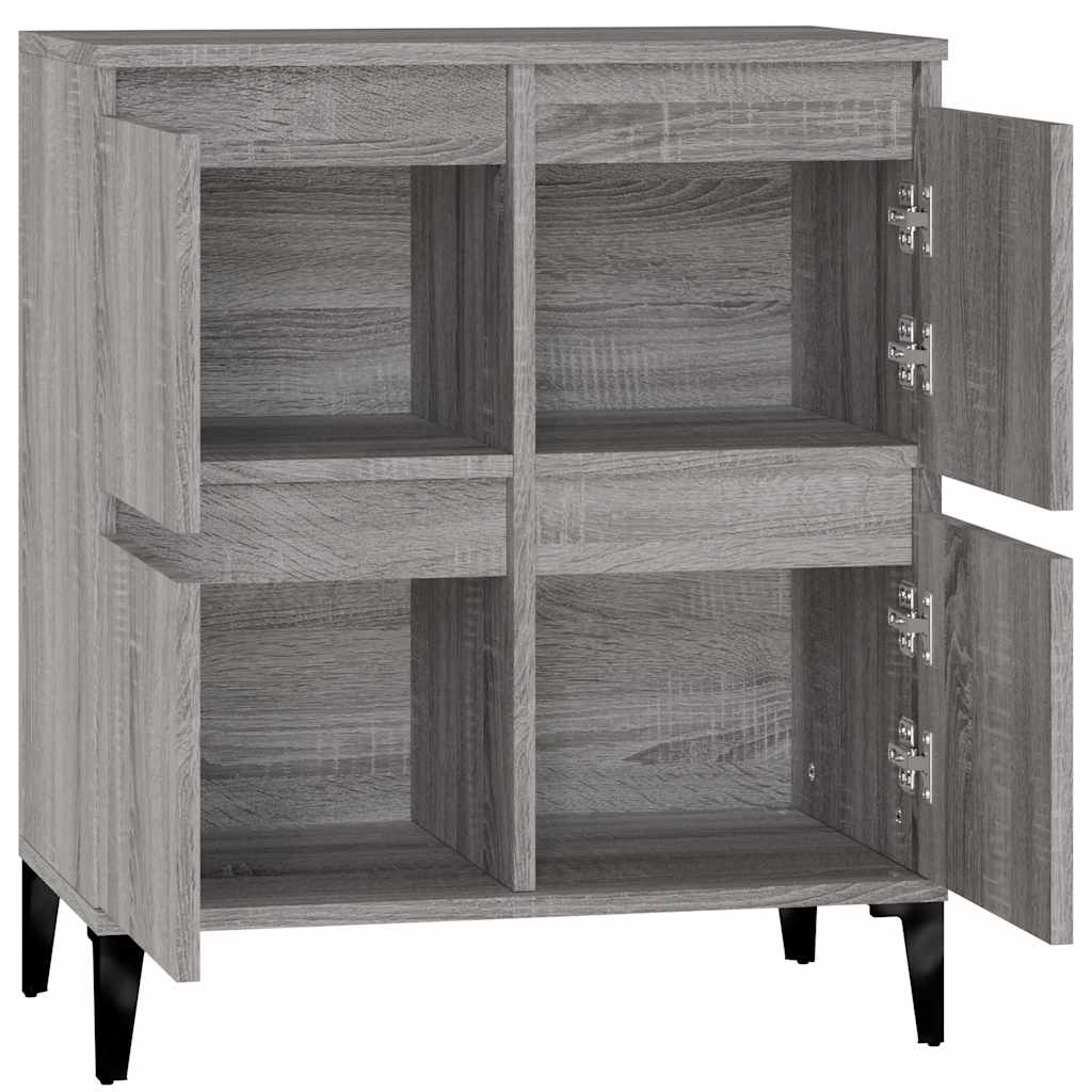 vidaXL Sideboard Grey Sonoma 60x35x70 cm Engineered Wood